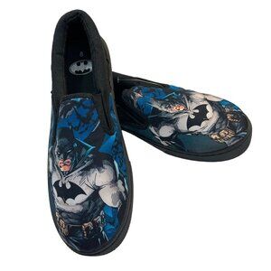 Batman Canvas Slip On Men's Shoes Size 8 Casual DC Comics